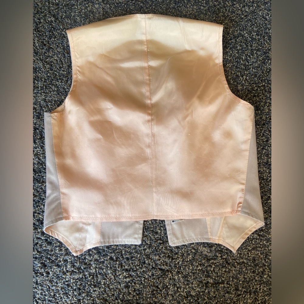 Vintage 1970s Two Piece Skirt & Vest Set - Picture 2 of 6
